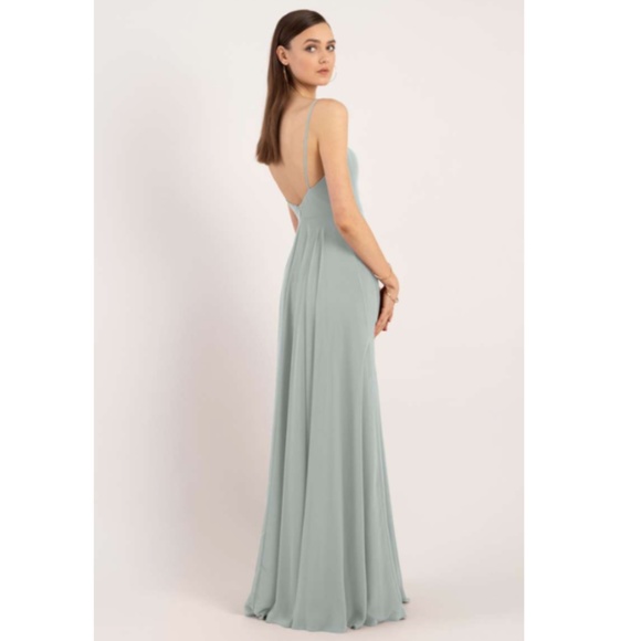 Jenny Yoo Renee Dress Morning Mist - 4 - Picture 2 of 9